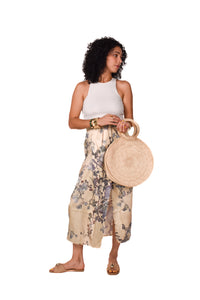 Falda midi floral