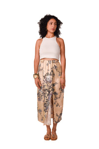 Falda midi floral