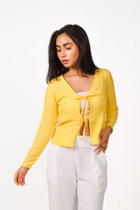 Cardigan “Yellow Vibes”