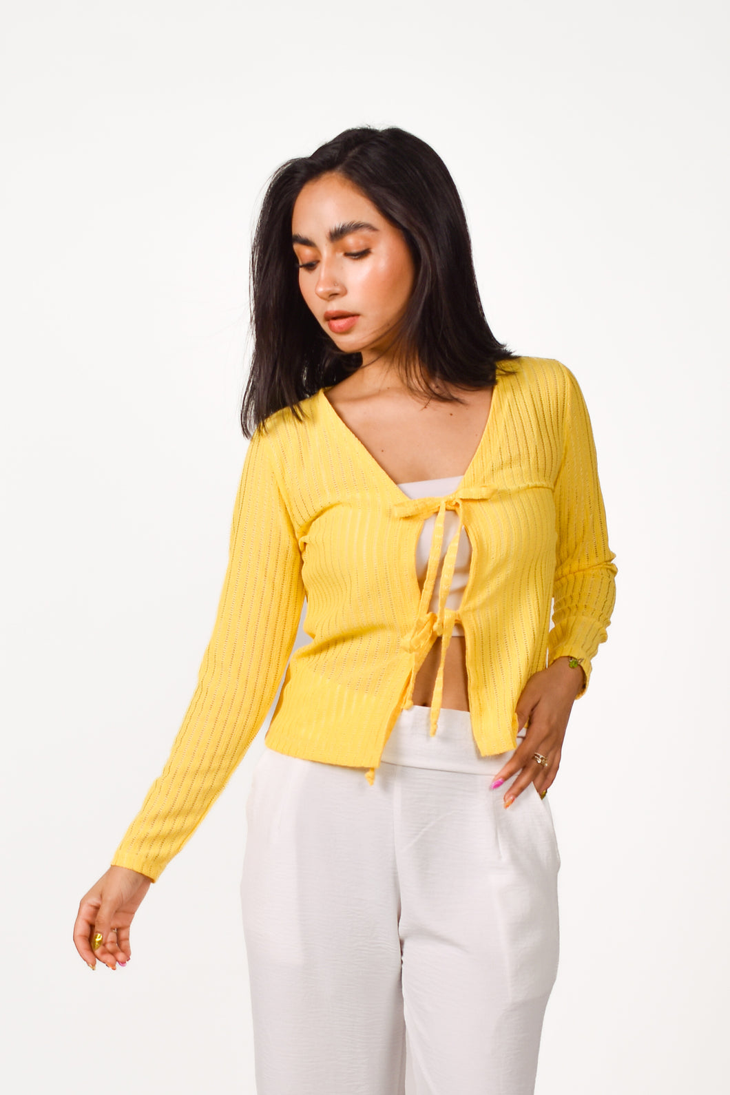 Cardigan “Yellow Vibes”