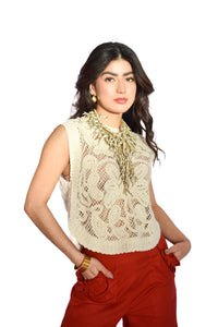 Top con transparencias