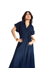 Cargar imagen en el visor de la galería, Vestido azul marino
