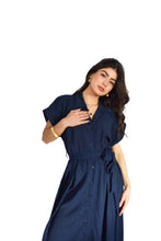 Cargar imagen en el visor de la galería, Vestido azul marino
