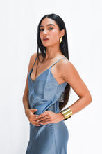 Cargar imagen en el visor de la galería, Vestido satinado "Laguna"
