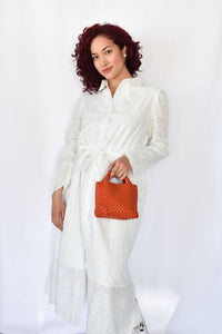 vestido encaje blanco