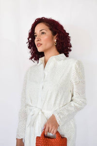 vestido encaje blanco