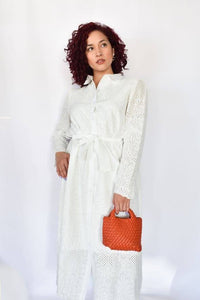 vestido encaje blanco