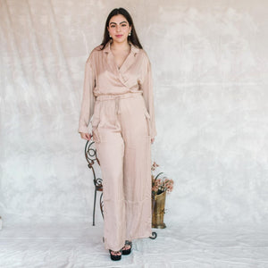 Jumpsuit satinado